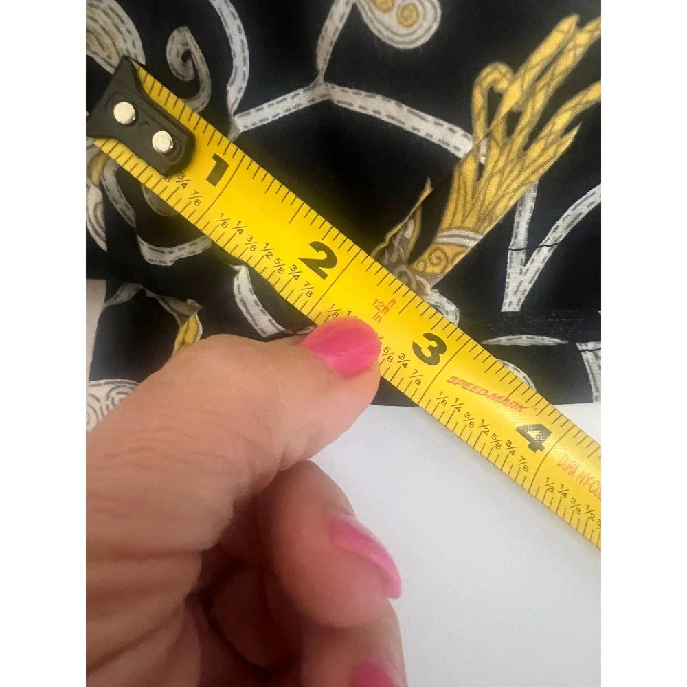Vera Bradley Womens Pajama Shorts Medium Black Yellow Floral Bird 100% Cotton